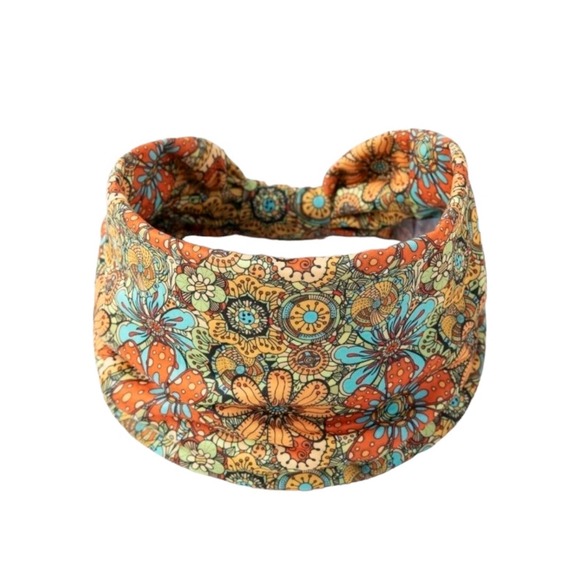Boheme Accessories - Sunrise Garden Aztec Boho Headband Sporty Yoga Bohemian style Hairband Summer